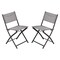 Flash Furniture Brazos Folding Chairs w/Gray Flex Comfort Material Backs and Seats and Black Metal Frames, 2PK TLH-SC-097-GRY-02-GG - alternate 7